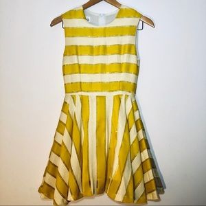 Dra Yellow Striped Dress (Anthropologie)